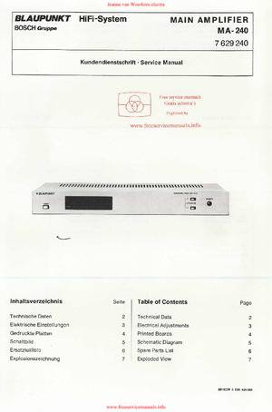 Blaupunkt MA-240 Blaupunkt MA-240